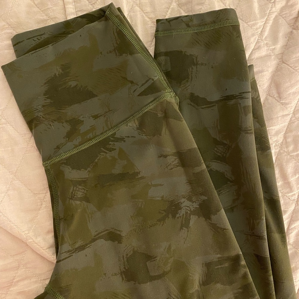 Full Length Green Camo Leggings